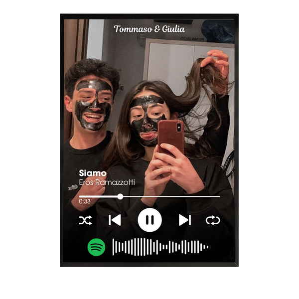 Poster Spotify Personalizzato