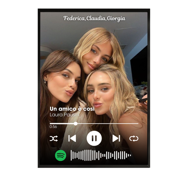 Poster Spotify Personalizzato