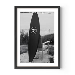 Black Surfboard